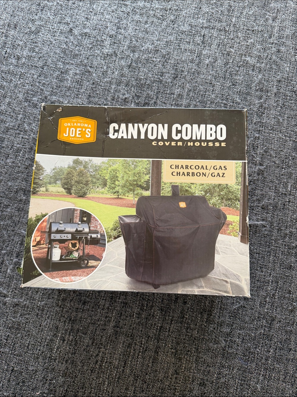Canyon Combo Charcoal/Gas Grill Cover - Black